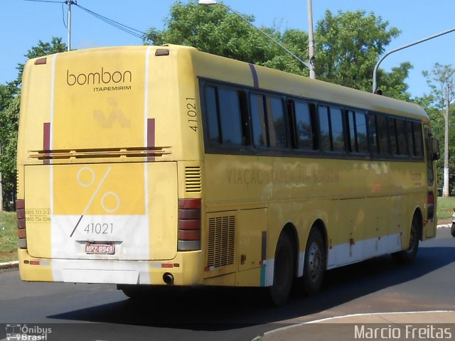 Viação Itapemirim 41021 na cidade de Ribeirão Preto, São Paulo, Brasil, por Marcio Freitas. ID da foto: 1743742.