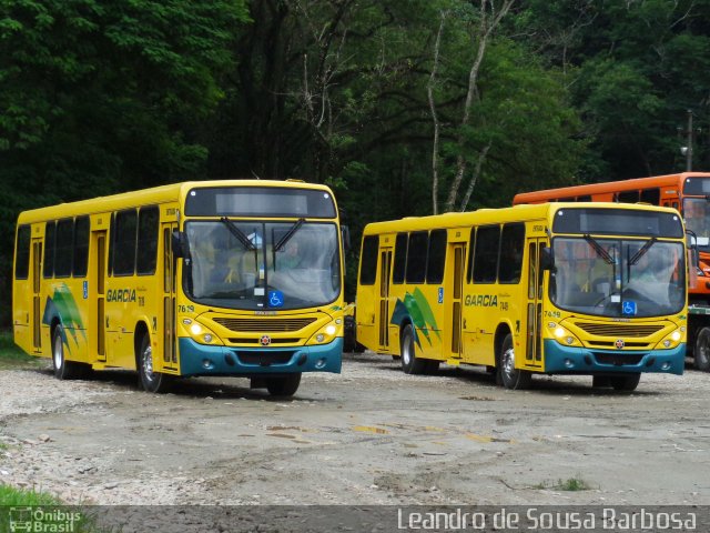 Viação Garcia 7619 na cidade de Duque de Caxias, Rio de Janeiro, Brasil, por Leandro de Sousa Barbosa. Número da foto: #1744827.