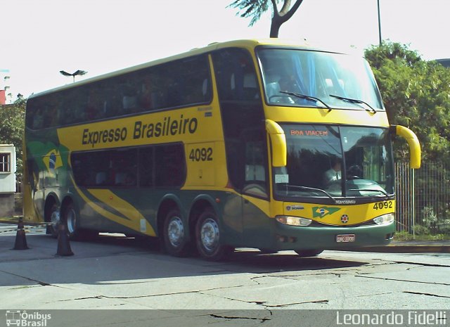 Expresso Brasileiro 4092 na cidade de São Paulo, São Paulo, Brasil, por Leonardo Fidelli. ID da foto: 1743297.