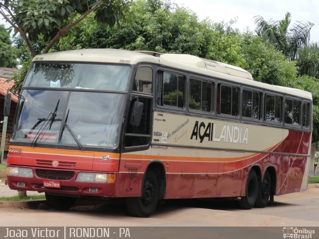 Viação Açailândia 2209 na cidade de Rondon do Pará, Pará, Brasil, por João Victor. ID da foto: 1743523.