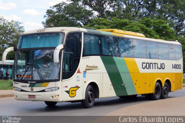 Empresa Gontijo de Transportes 14100 na cidade de Montes Claros, Minas Gerais, Brasil, por Carlos Eduardo Lopes. Número da foto: #1744680.