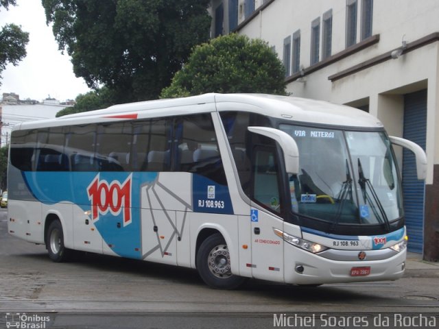 Auto Viação 1001 RJ 108.963 na cidade de Rio de Janeiro, Rio de Janeiro, Brasil, por Michel Soares da Rocha. ID da foto: 1742943.