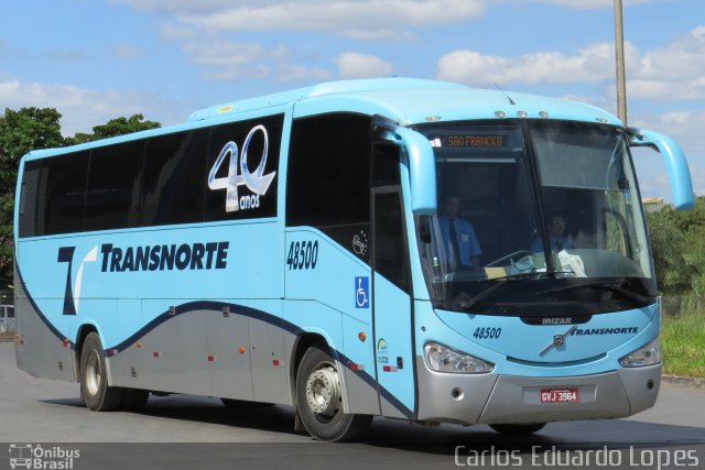 Transnorte - Transporte e Turismo Norte de Minas 48500 na cidade de Montes Claros, Minas Gerais, Brasil, por Carlos Eduardo Lopes. ID da foto: 1744547.