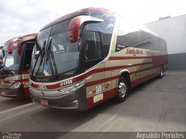 Santa Maria Fretamento e Turismo > Transportes Santa Maria(SP) 200 na cidade de São Bernardo do Campo, São Paulo, Brasil, por Agnaldo Penides. Número da foto: #1743938.