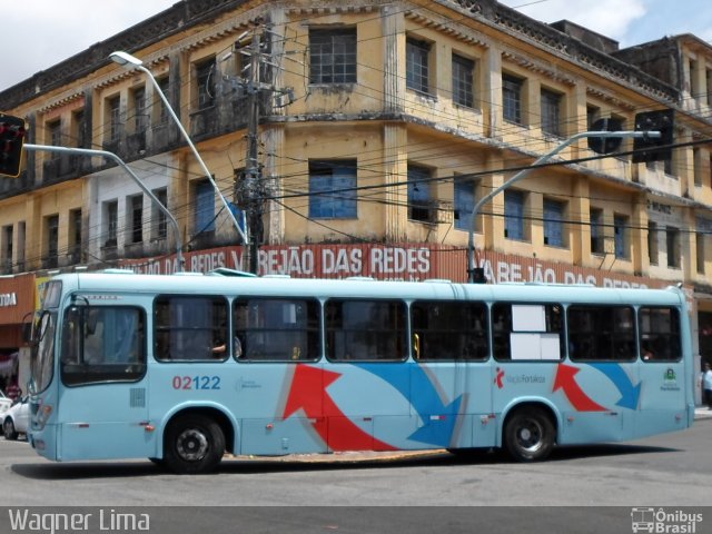 Viação Fortaleza 02122 na cidade de Fortaleza, Ceará, Brasil, por Wagner Lima. ID da foto: 1743842.