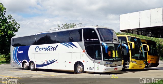 Viação Cordial Transportes e Turismo 3629 na cidade de São Mateus, Espírito Santo, Brasil, por Caio Trés. ID da foto: 1743628.