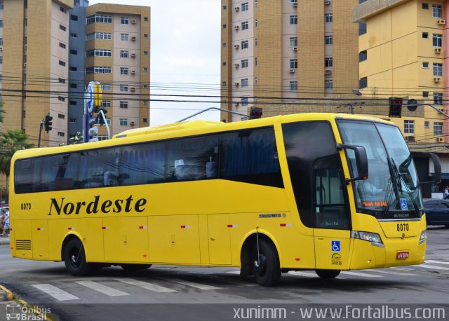 Viação Nordeste 8070 na cidade de Fortaleza, Ceará, Brasil, por Antonio José. Número da foto: #1745679.