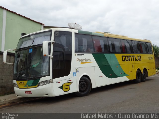 Empresa Gontijo de Transportes 12015 na cidade de Ouro Branco, Minas Gerais, Brasil, por Rafael Matos. Número da foto: #1745889.
