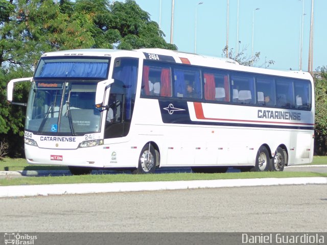 Auto Viação Catarinense 2464 na cidade de Florianópolis, Santa Catarina, Brasil, por Daniel Guardiola. ID da foto: 1745971.