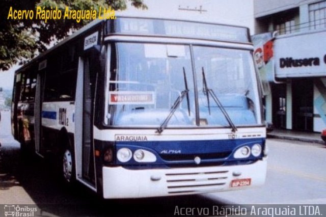 Rápido Araguaia 1101-2 na cidade de Goiânia, Goiás, Brasil, por Carlos Júnior. Número da foto: #1749103.