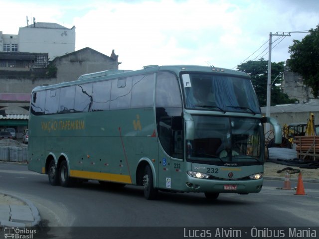 Viação Itapemirim 232 na cidade de Rio de Janeiro, Rio de Janeiro, Brasil, por Lucas Alvim. Número da foto: #1748934.