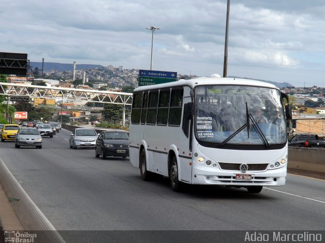 Ônibus Particulares DJB7698 na cidade de Belo Horizonte, Minas Gerais, Brasil, por Adão Raimundo Marcelino. ID da foto: 1749088.