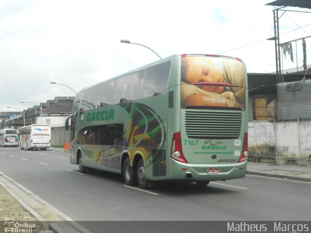 Viação Garcia 7167 na cidade de Rio de Janeiro, Rio de Janeiro, Brasil, por Matheus  Marcos. ID da foto: 1748344.