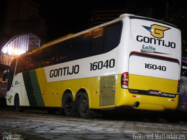 Empresa Gontijo de Transportes 16040 na cidade de Belo Horizonte, Minas Gerais, Brasil, por Gabriel Valladares. Número da foto: #1747025.
