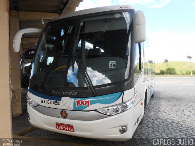 Auto Viação 1001 RJ 108.422 na cidade de Casimiro de Abreu, Rio de Janeiro, Brasil, por Carlos Julio. ID da foto: 1747949.