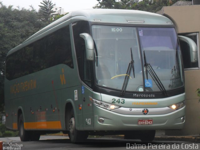 Viação Itapemirim 243 na cidade de São Paulo, São Paulo, Brasil, por Dalmo Pereira da Costa. ID da foto: 1747527.