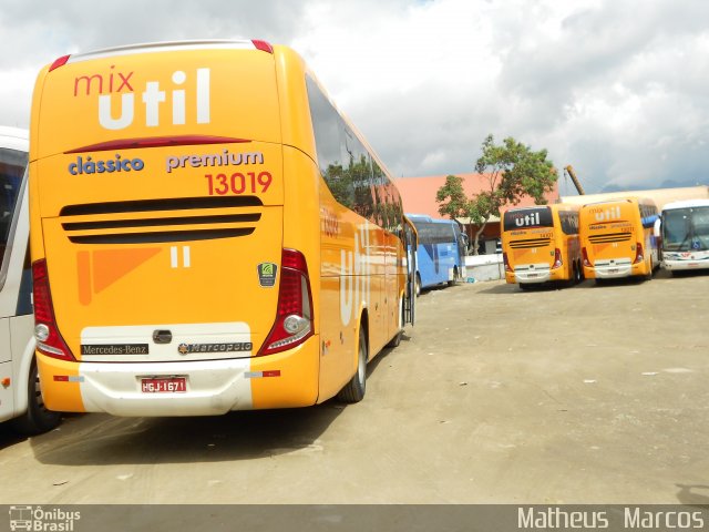 UTIL - União Transporte Interestadual de Luxo 13019 na cidade de Rio de Janeiro, Rio de Janeiro, Brasil, por Matheus  Marcos. Número da foto: #1748367.