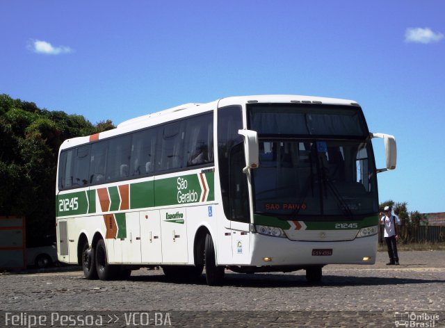 Cia. São Geraldo de Viação 21245 na cidade de Vitória da Conquista, Bahia, Brasil, por Felipe Pessoa de Albuquerque. Número da foto: #1748766.