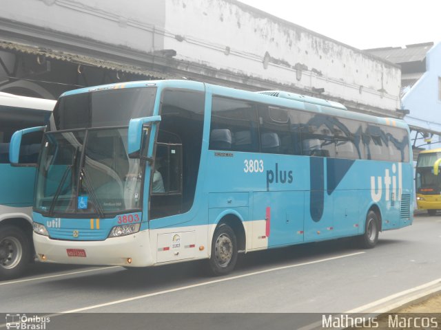 UTIL - União Transporte Interestadual de Luxo 3803 na cidade de Rio de Janeiro, Rio de Janeiro, Brasil, por Matheus  Marcos. ID da foto: 1748357.