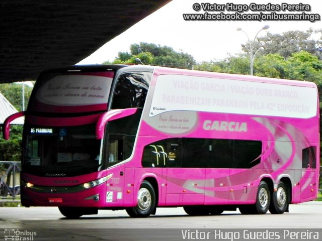 Viação Garcia 7127 na cidade de Maringá, Paraná, Brasil, por Victor Hugo Guedes Pereira. ID da foto: 1749983.