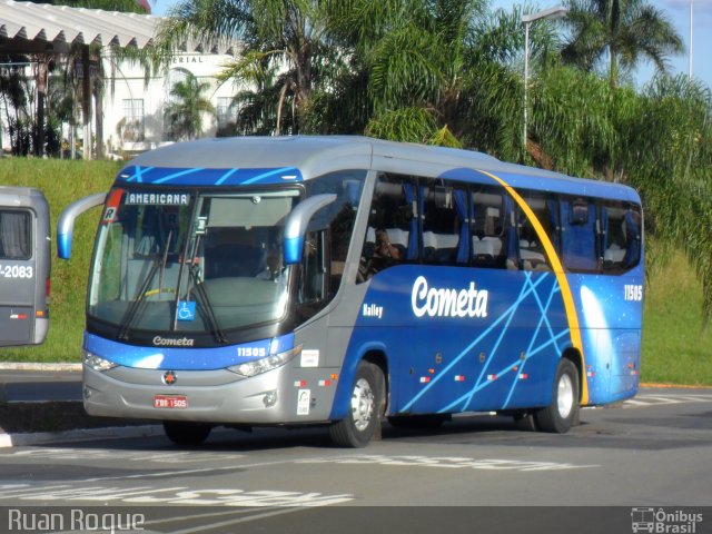 Viação Cometa 11505 na cidade de Americana, São Paulo, Brasil, por Ruan Roque. ID da foto: 1750813.