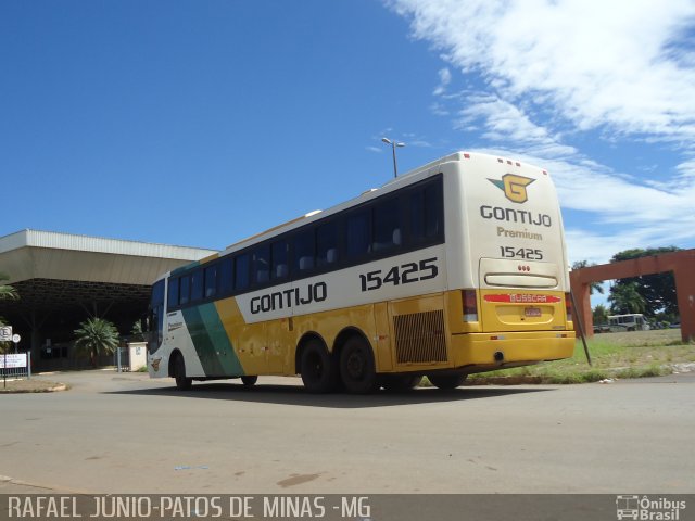 Empresa Gontijo de Transportes 15425 na cidade de Patos de Minas, Minas Gerais, Brasil, por RAFAEL  JUNIO FONSECA. ID da foto: 1750487.