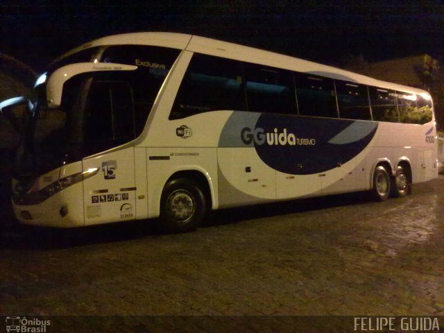 GGuida - Graça e Guida Transportes e Turismo 4100 na cidade de Passa Quatro, Minas Gerais, Brasil, por Caio Trés. Número da foto: #1752490.