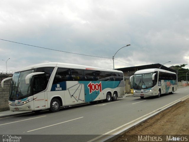 Auto Viação 1001 3008 na cidade de Rio de Janeiro, Rio de Janeiro, Brasil, por Matheus  Marcos. Número da foto: #1752532.