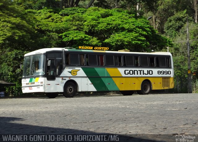 Empresa Gontijo de Transportes 8990 na cidade de Belo Horizonte, Minas Gerais, Brasil, por Wagner Gontijo Várzea da Palma-mg. ID da foto: 1752295.