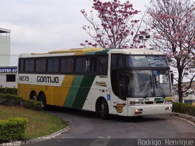 Empresa Gontijo de Transportes 11275 na cidade de Nova Serrana, Minas Gerais, Brasil, por Rodrigo  Henrique. ID da foto: 1752611.