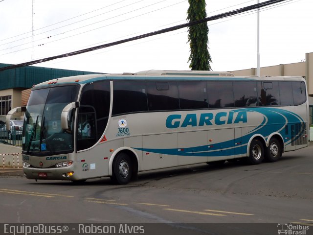 Viação Garcia 7600 na cidade de Londrina, Paraná, Brasil, por Robson Alves. Número da foto: #1753368.