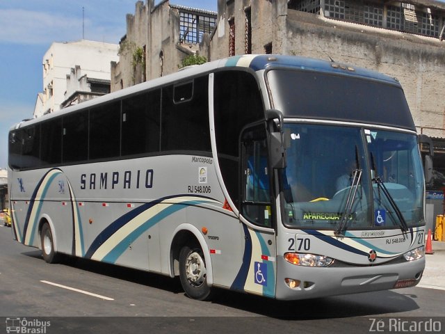Viação Sampaio 270 na cidade de Rio de Janeiro, Rio de Janeiro, Brasil, por Zé Ricardo Reis. Número da foto: #1752908.