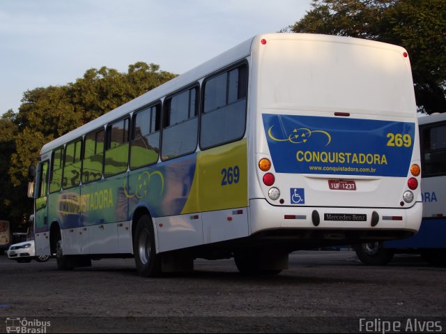 Viação Nossa Senhora Conquistadora 269 na cidade de Pelotas, Rio Grande do Sul, Brasil, por Felipe Alves. Número da foto: #1753209.
