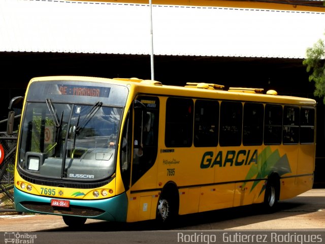 Viação Garcia 7695 na cidade de Maringá, Paraná, Brasil, por Rodrigo  Gutierrez Rodrigues. Número da foto: #1752575.