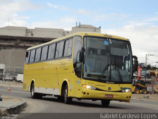 Viação Itapemirim 8543 na cidade de Rio de Janeiro, Rio de Janeiro, Brasil, por Gabriel Cardoso Lopes. Número da foto: #1752743.