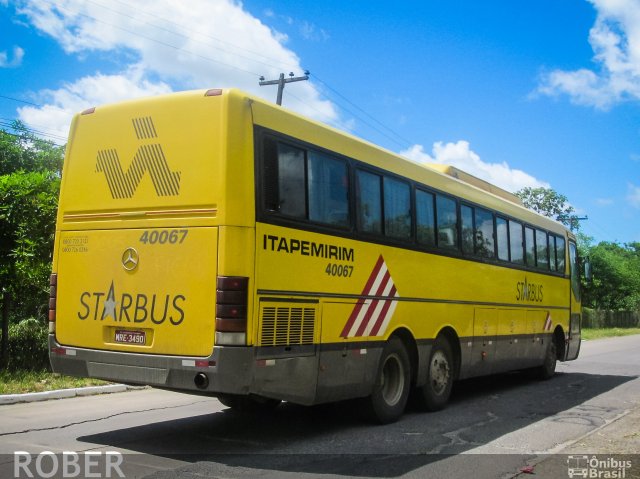 Viação Itapemirim 40067 na cidade de Recife, Pernambuco, Brasil, por Elias Roberto Alves. Número da foto: #1754405.