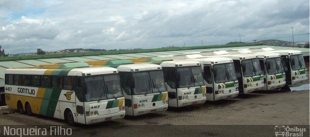 Empresa Gontijo de Transportes 4417 na cidade de Contagem, Minas Gerais, Brasil, por Edson Nogueira Filho. ID da foto: 1755548.