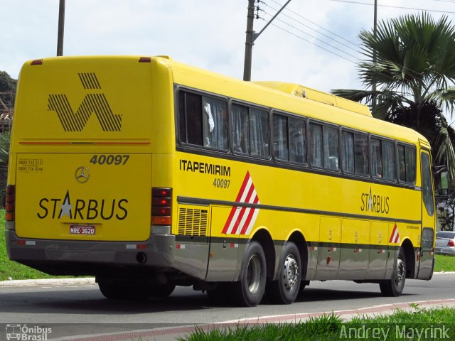 Viação Itapemirim 40097 na cidade de Vitória, Espírito Santo, Brasil, por Andrey Gustavo. Número da foto: #1755665.