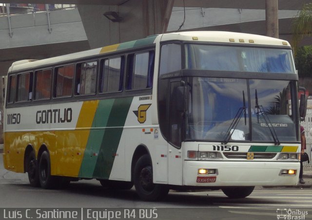 Empresa Gontijo de Transportes 11150 na cidade de Belo Horizonte, Minas Gerais, Brasil, por Luís Carlos Santinne Araújo. ID da foto: 1753609.