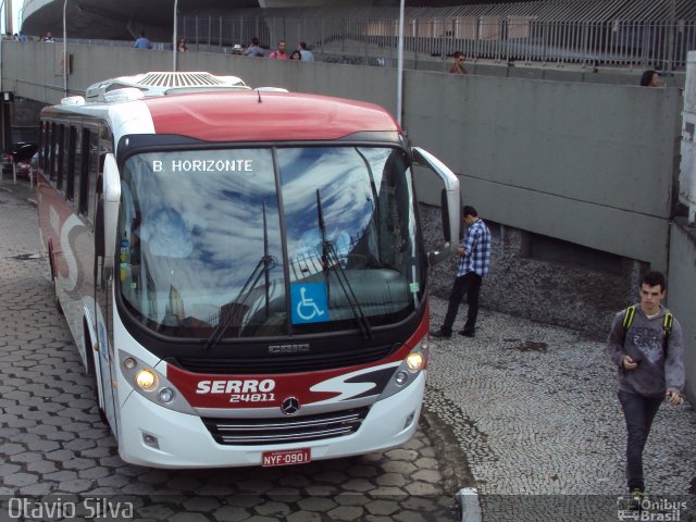 Viação Serro 24811 na cidade de Belo Horizonte, Minas Gerais, Brasil, por Otávio Silva. Número da foto: #1754727.