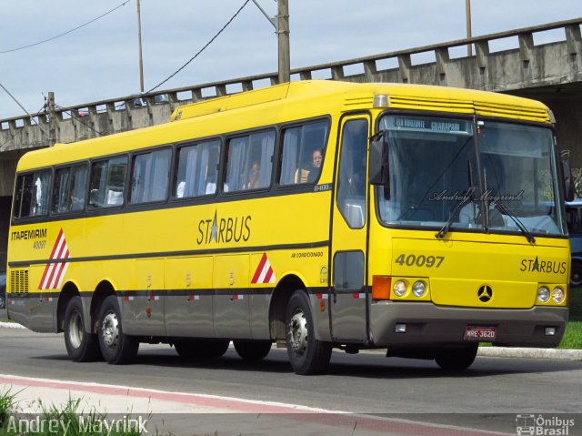 Viação Itapemirim 40097 na cidade de Vitória, Espírito Santo, Brasil, por Andrey Gustavo. Número da foto: #1755661.