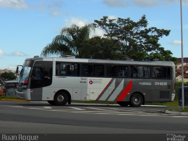 Auto Viação Ouro Verde OV-8230 na cidade de Americana, São Paulo, Brasil, por Ruan Roque. ID da foto: 1753948.