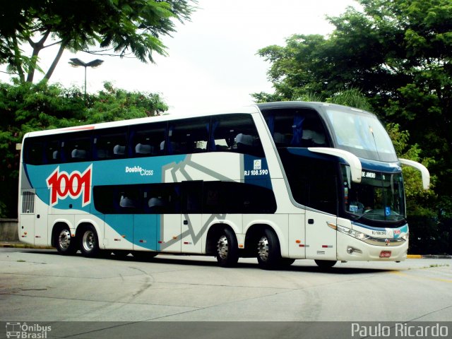 Auto Viação 1001 RJ 108.590 na cidade de São Paulo, São Paulo, Brasil, por Paulo Ricardo. ID da foto: 1754889.