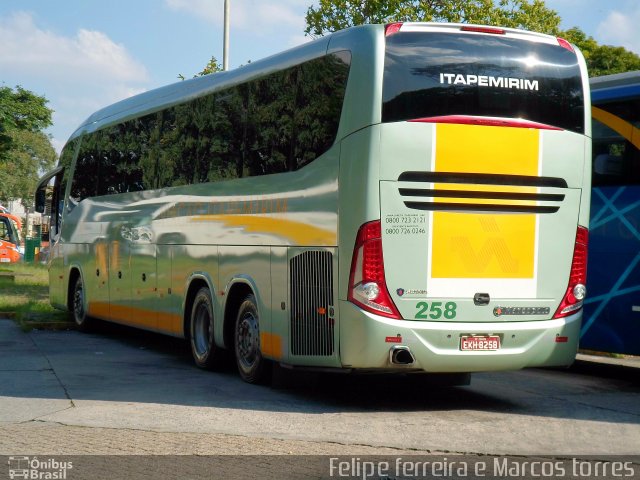 Viação Itapemirim 258 na cidade de São Paulo, São Paulo, Brasil, por Felipe da Silva Ferreira. Número da foto: #1754663.