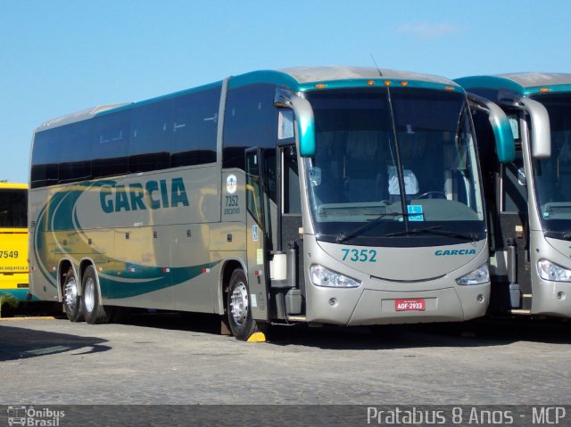 Viação Garcia 7352 na cidade de Londrina, Paraná, Brasil, por Cristiano Soares da Silva. Número da foto: #1757260.