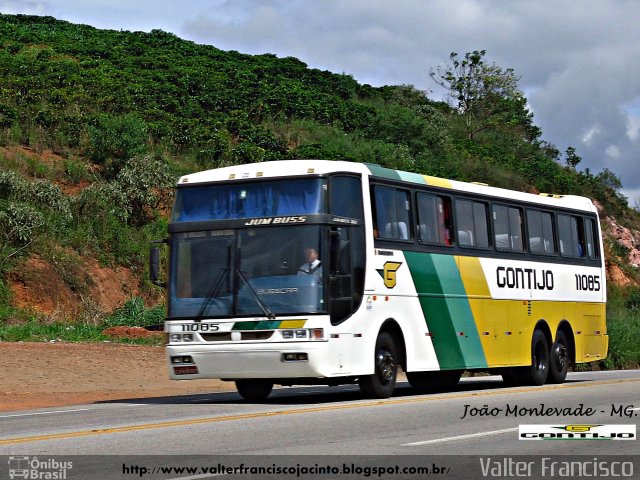 Empresa Gontijo de Transportes 11085 na cidade de João Monlevade, Minas Gerais, Brasil, por Valter Francisco. ID da foto: 1756529.