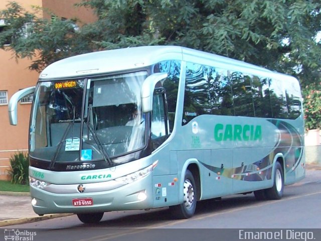 Viação Garcia 7696 na cidade de Apucarana, Paraná, Brasil, por Emanoel Diego.. Número da foto: #1756563.