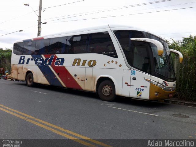 Breda Rio 3490 na cidade de Belo Horizonte, Minas Gerais, Brasil, por Adão Raimundo Marcelino. ID da foto: 1757036.