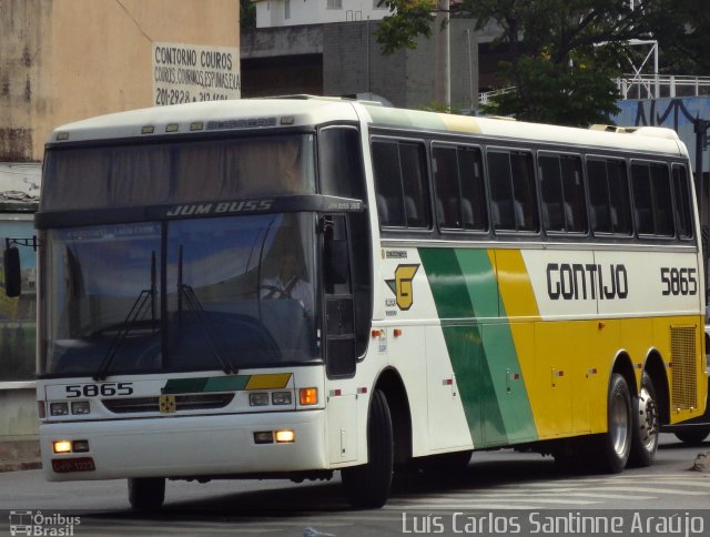 Empresa Gontijo de Transportes 5865 na cidade de Belo Horizonte, Minas Gerais, Brasil, por Luís Carlos Santinne Araújo. ID da foto: 1755723.