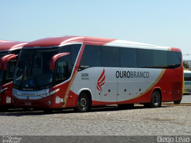 Viação Ouro Branco 16294 na cidade de Londrina, Paraná, Brasil, por Diego Leão. Número da foto: #1757772.